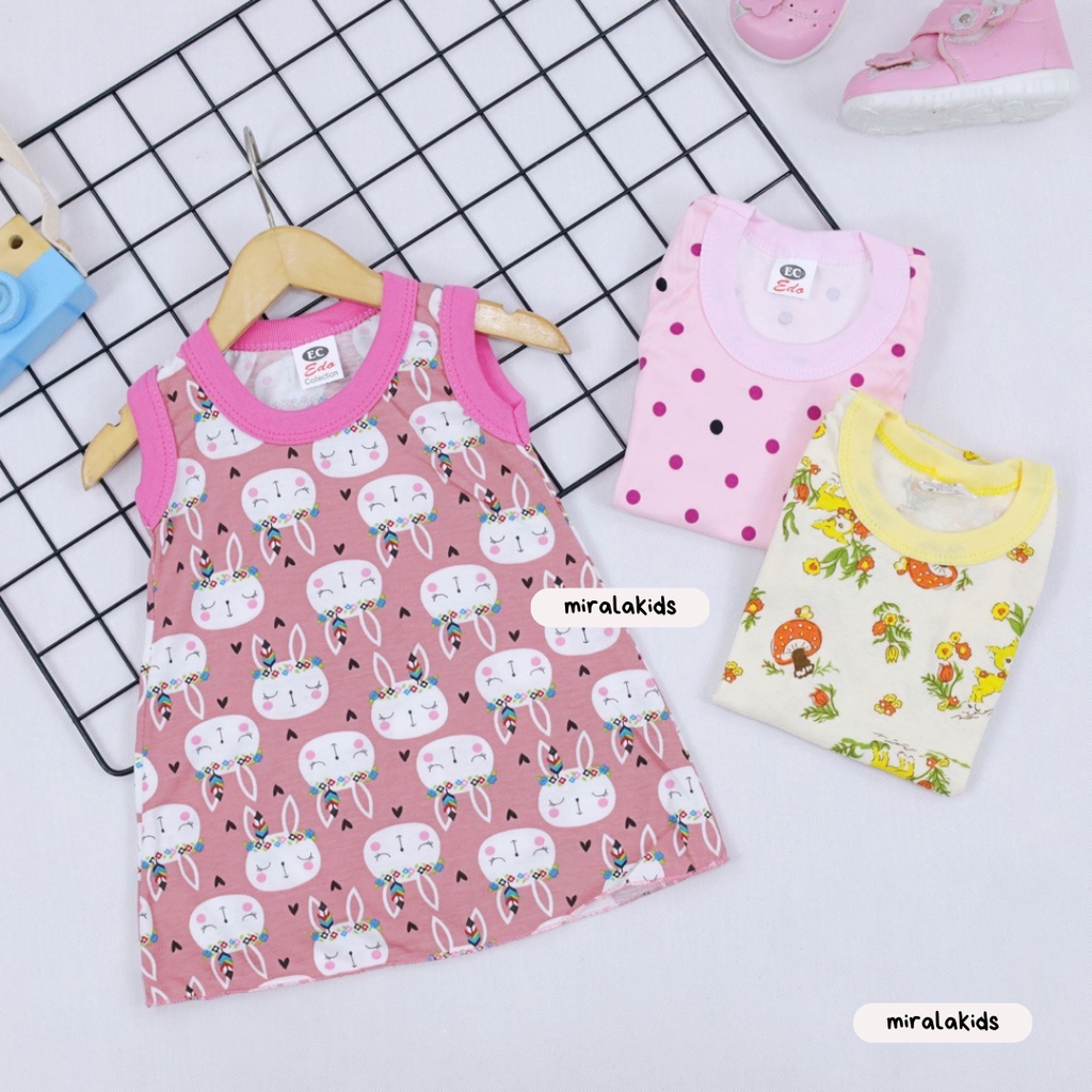 Dress Kutung Bayi dan Anak 0-5 Tahun - Daster Yukensi Anak Motif Lucu