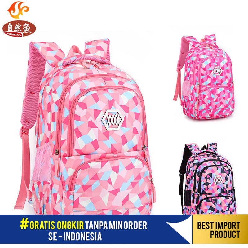 Tas Ransel Pria Wanita    Tas Ransel Tas Sekolah Siswa SD Kelas 6 Anak-anak Sekolahnya Beban Pengura