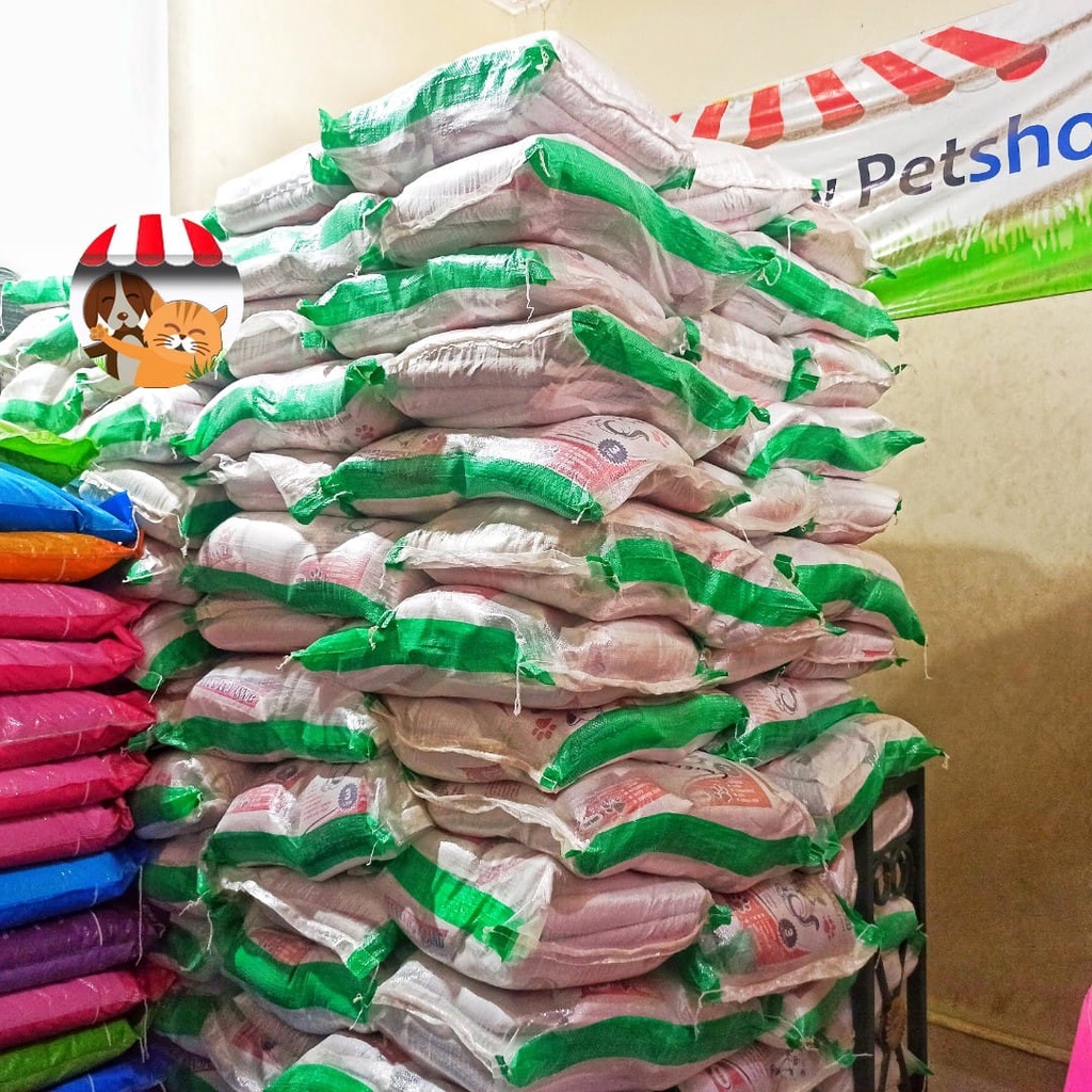 Pasir Kucing Gumpal Wangi Funny Cat Sand 3ltr - Bentonite Cat Litter