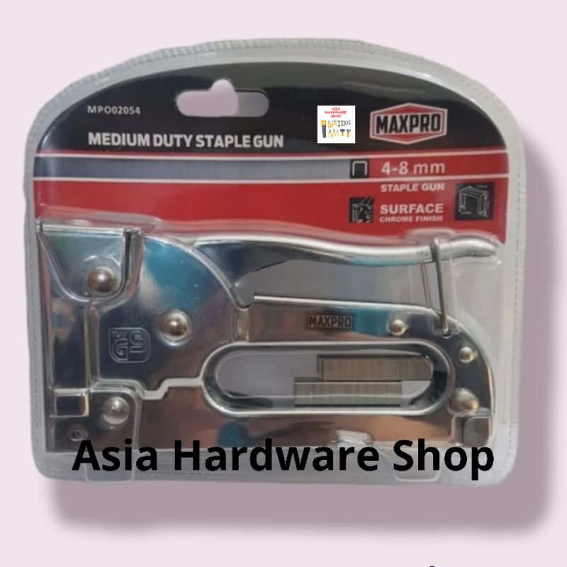 

MAXPRO Staples Tembak Jok 4 - 8 mm Medium Duty Staple Gun Alat Tembak Hekter Jok