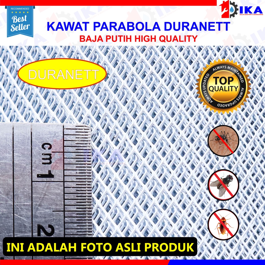 Kawat Nyamuk Baja Duranett Putih Coklat Hitam Per Roll Pintu Tralis Expanded Kawat Pintu Tralis Kawat Tutup Ventilasi