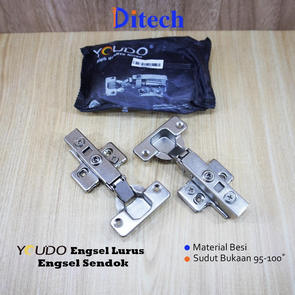 Engsel Sendok Lurus YOUDO Engsel Pintu Lemari Kitchen Set