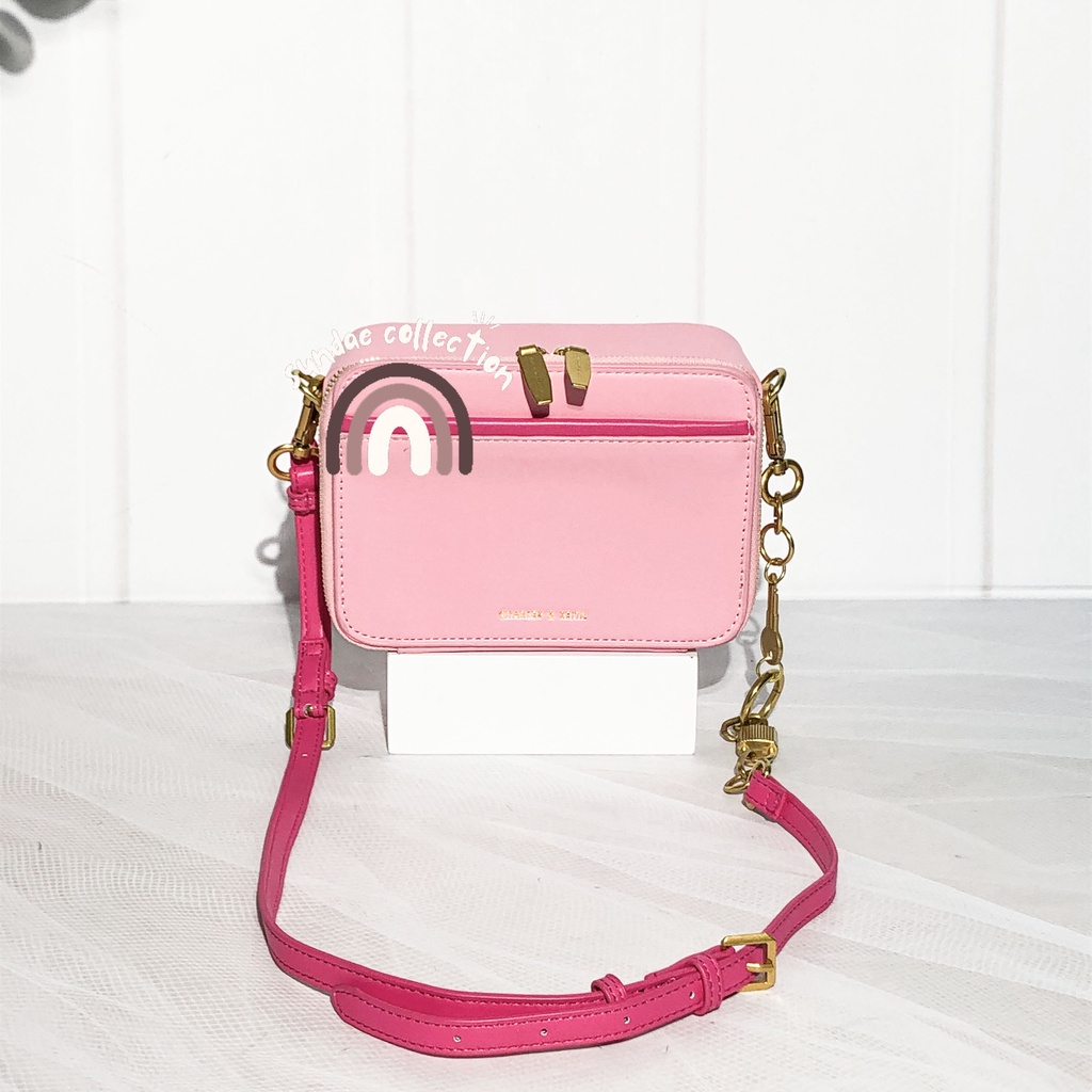 TAS BAG CROSSBODY DOUBLE ZIP KEY SLINGBAG #CK012