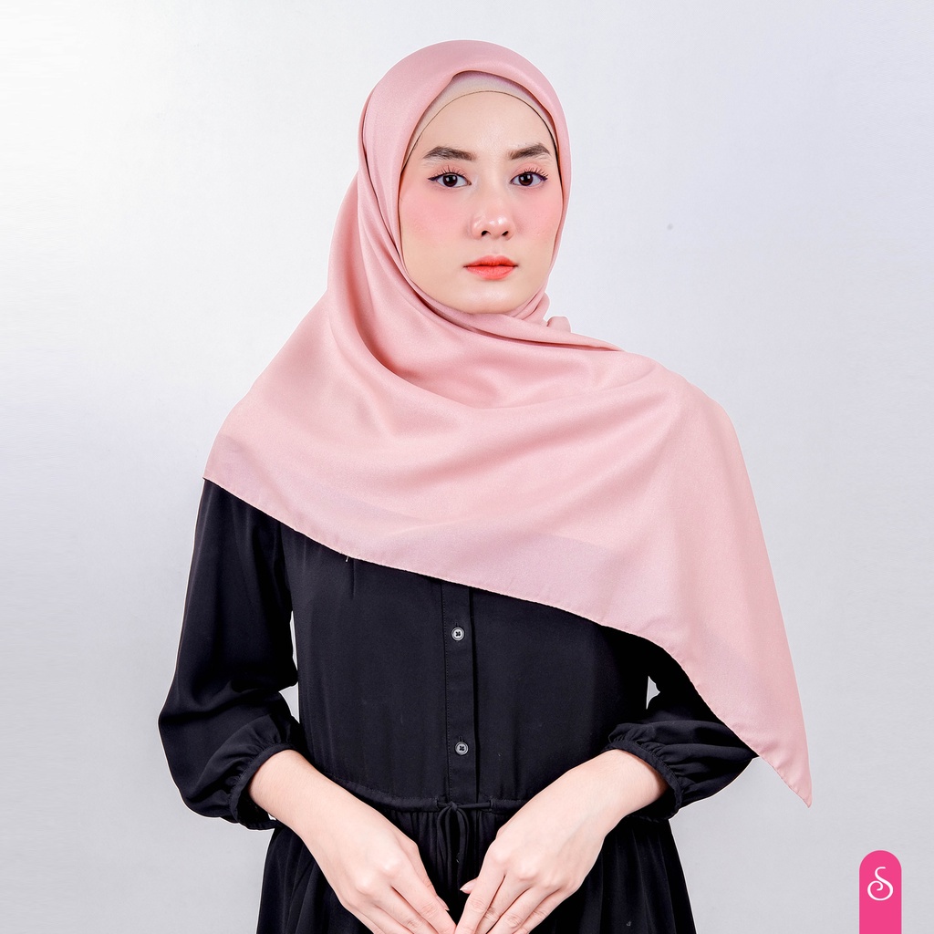 kerudung hijab / jilbab segi empat SHINAR GLAMOUR glitter glowing ansania dan azara original bahan m