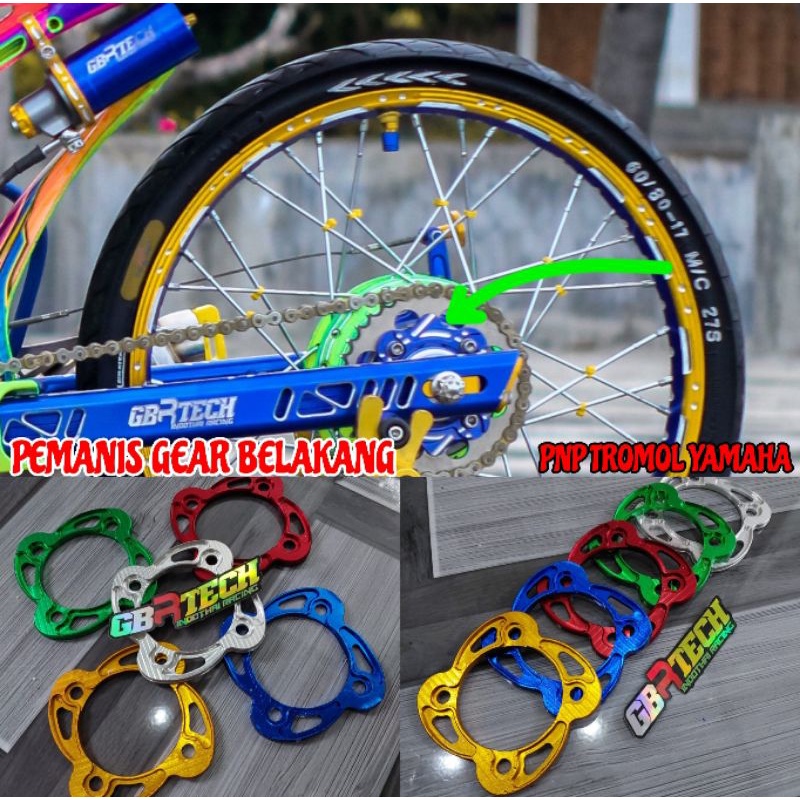 PEMANIS GEAR GER BELAKANG YAMAHA pnp RX king Fiz Jupiter Z Mx Spacer Gear