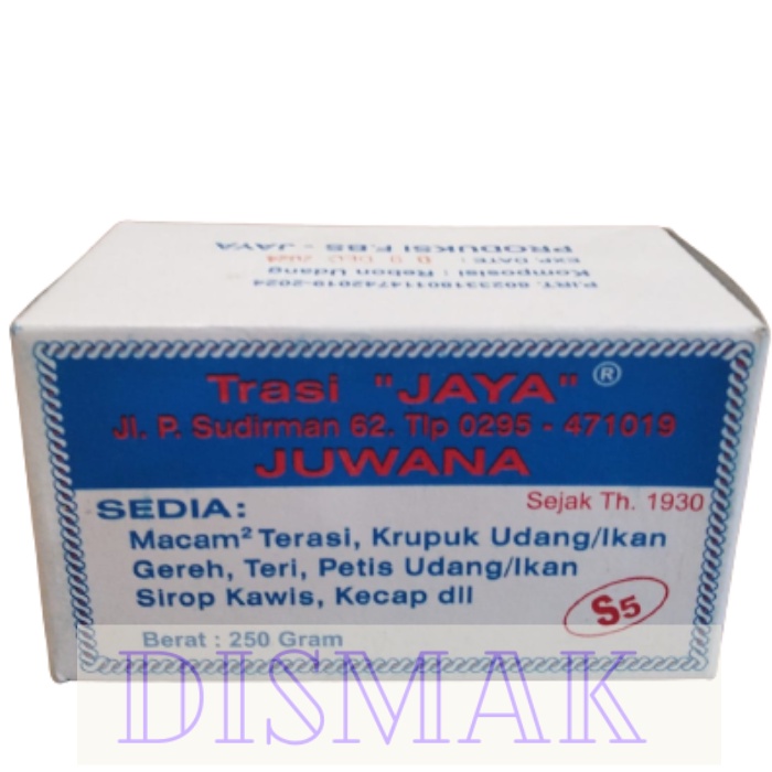 Terasi Jaya Juwana Spesial S5 250 gram