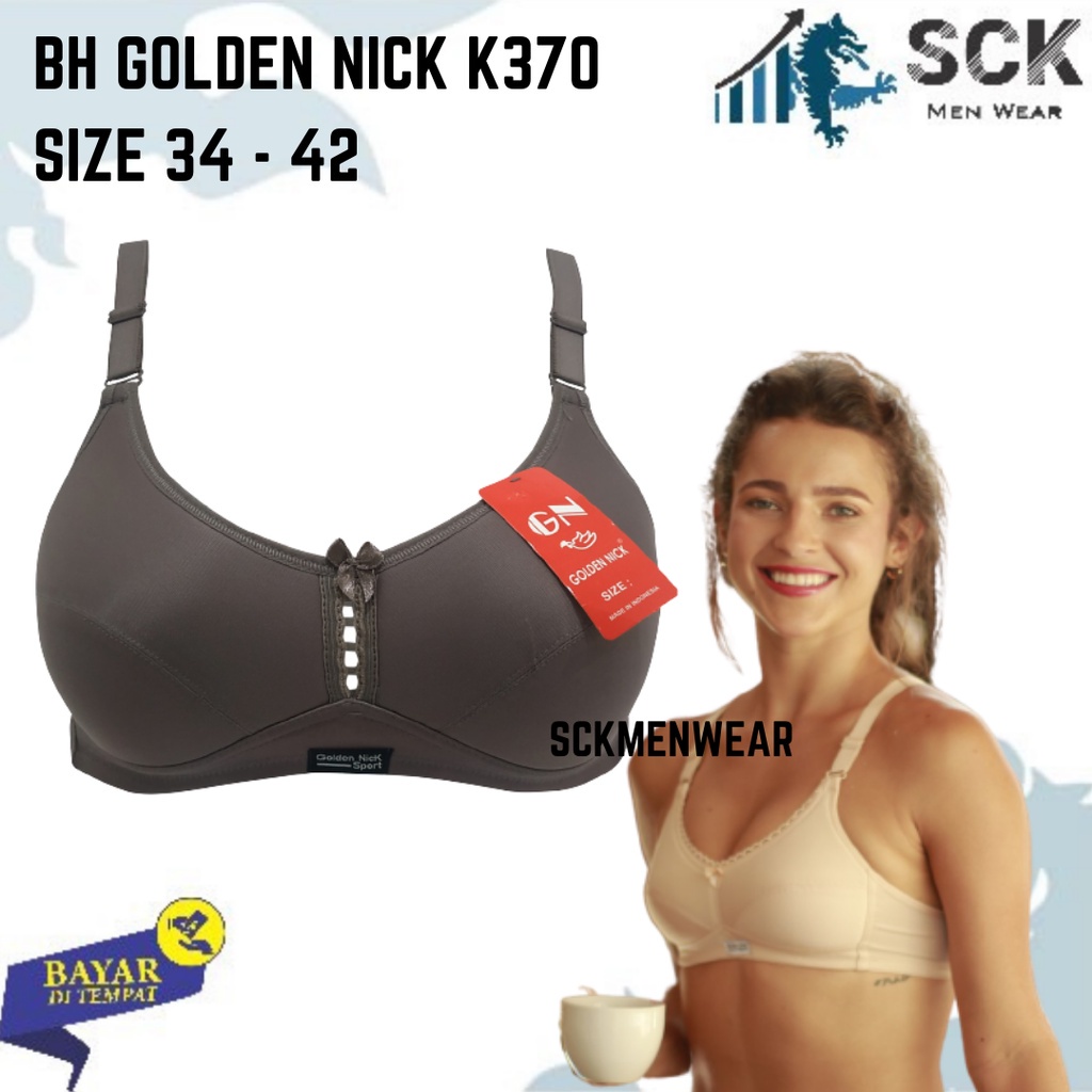 BH GOLDEN NICK 370 / BH SPORT GOLDEN NICK 370 SPORT TANPA KAWAT - sckmenwear GROSIR