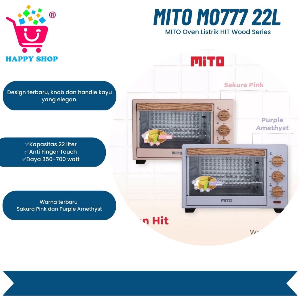 MITO Oven Listrik HIT Wood Series MO777