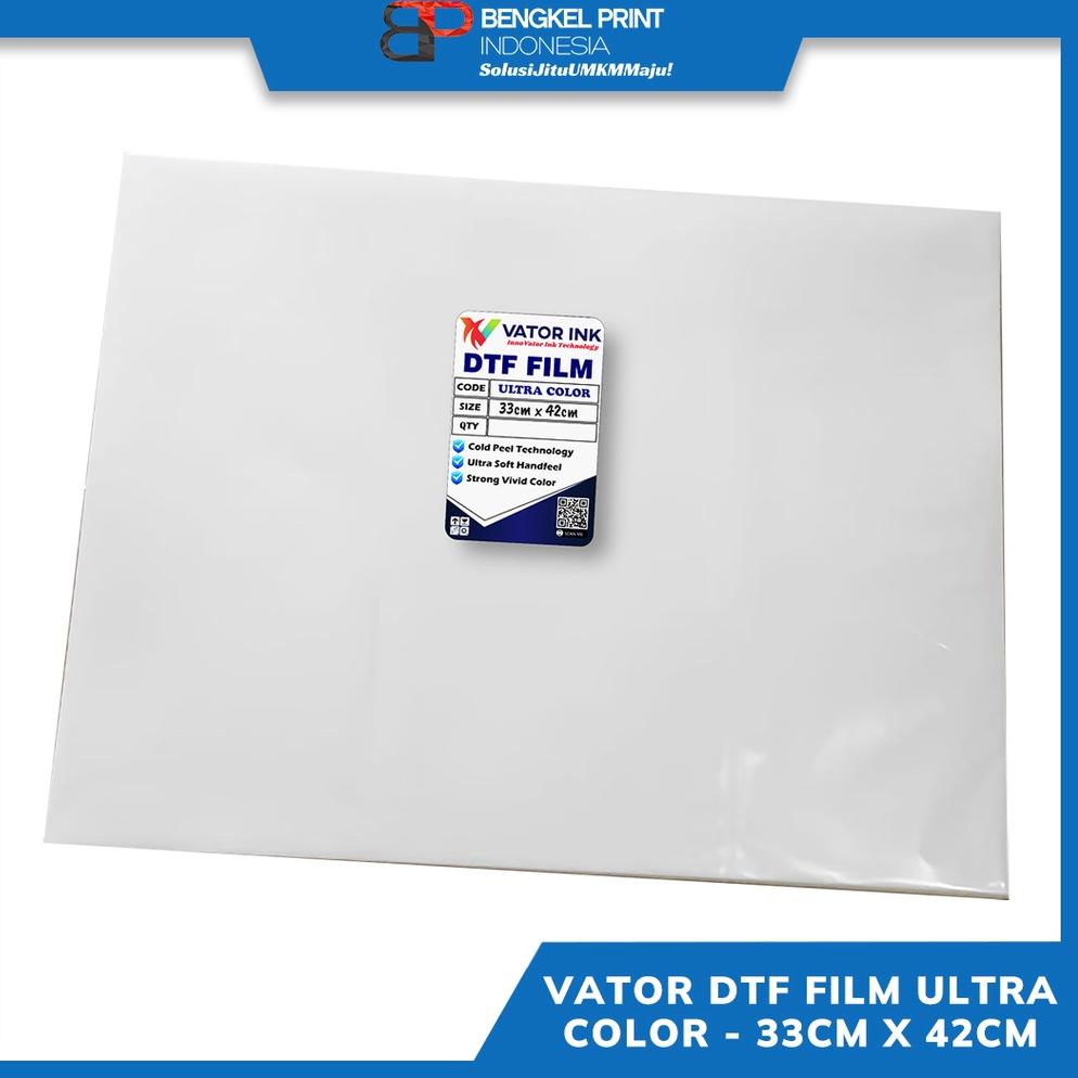 

R27 PET FILM DTF VATOR ULTRA COLOR 33CM x 42CM | 1 LEMBAR PROMO SPESIAL ズ