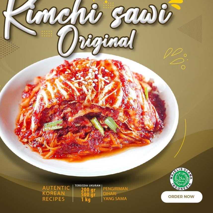 

✩ Kimchi Original Sawi 500 Gram Dibuat Oleh Chef Korea Asli Enak ℗