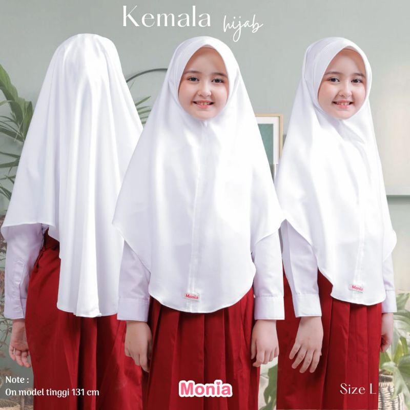 Kemala Hijab by Monia Hijab Kids size MLXL | Hijab Terbaru