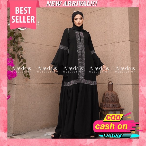 Gamis Abaya Brolat Premium Lebaran Shellasaukia Gamis Abaya Wanita Terbaru Baju Gamis Kekinian Bahan