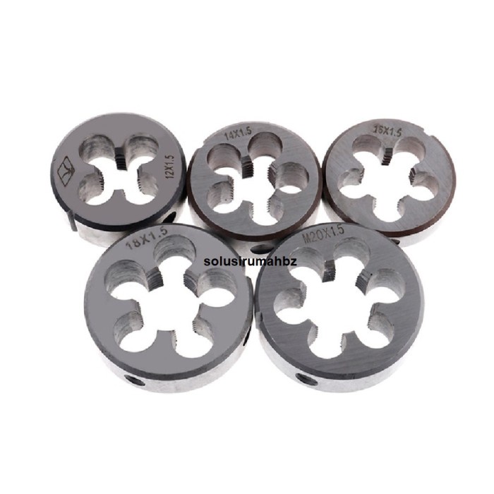 perbiji metric HSS thread die hand tap pitch handtap metrik pilih