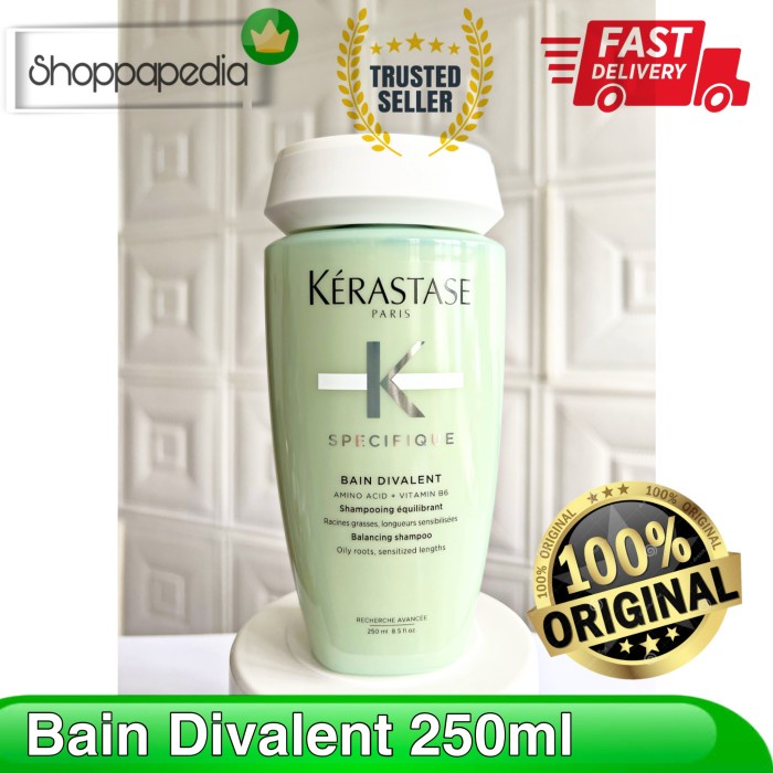 ✿ BISA COD✿ kerastase divalent 250ml shampo ORIGINAL - SACHET 5pc ORI