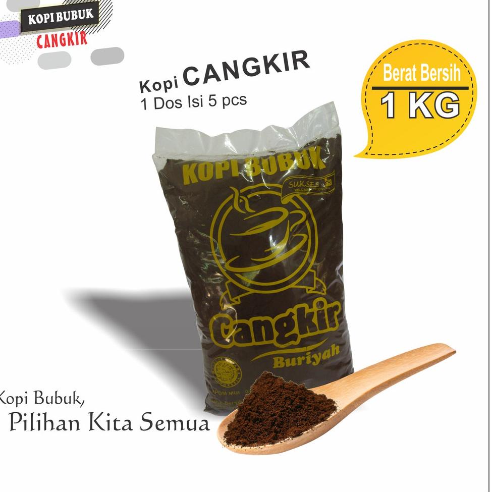 

U36 Kopi Bubuk Buriyah Cap CANGKIR 1kg TERPOPULER ↿