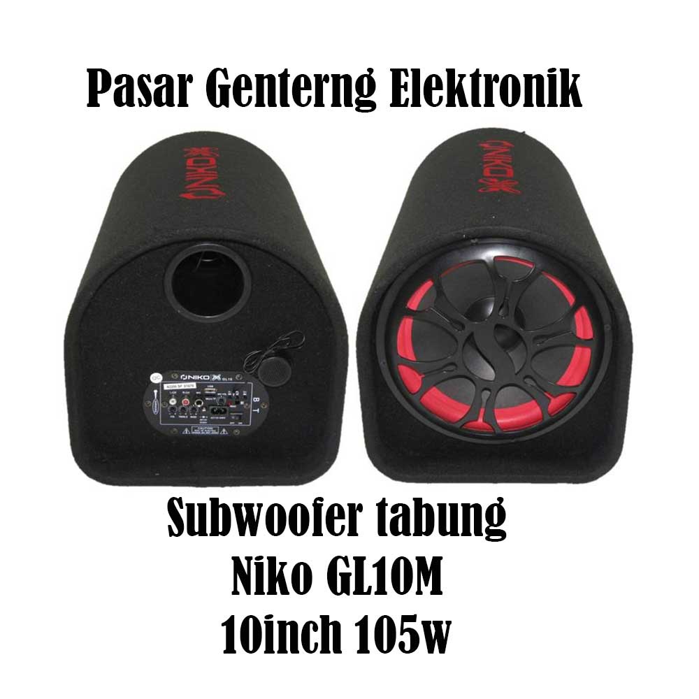 speaker tabung subwoofer niko gl10 gl10m 10inch