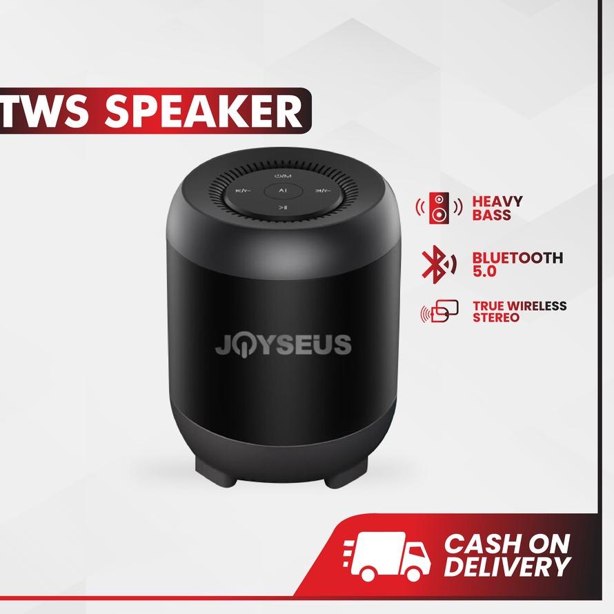 Promo✔️✔️JOYSEUS Speaker Stereo Bluetooth Speaker 5.0 Portable Ultra Bass TWS Speaker