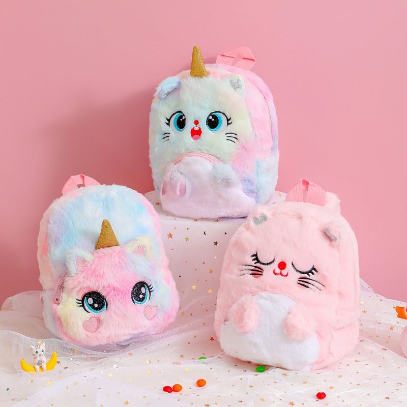 RANSEL ANAK MINI PREMIUM BULU HALUS &amp; LEMBUT