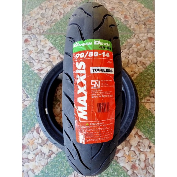 BAN MAXXIS GREEN DEVIL 90/80 RING 14