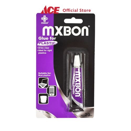 

Tape Ace - Mxbon Lem Plastik 20 Ml - Transparan