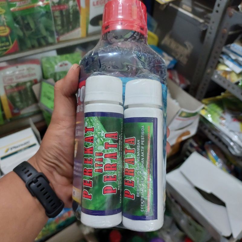 INSEKTISIDA META-HYPO 400 SL 1 LITER PLUS PEREKAT PERATA DIMEHYPO PENGENDALI PENGGEREK BATANG