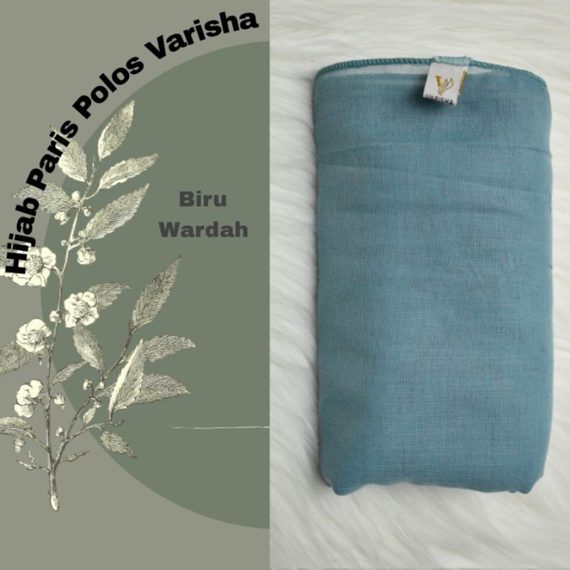 kerudung paris segiempat varisha polos size 110x110/kerudung hijab segiempat paris varisha polos war
