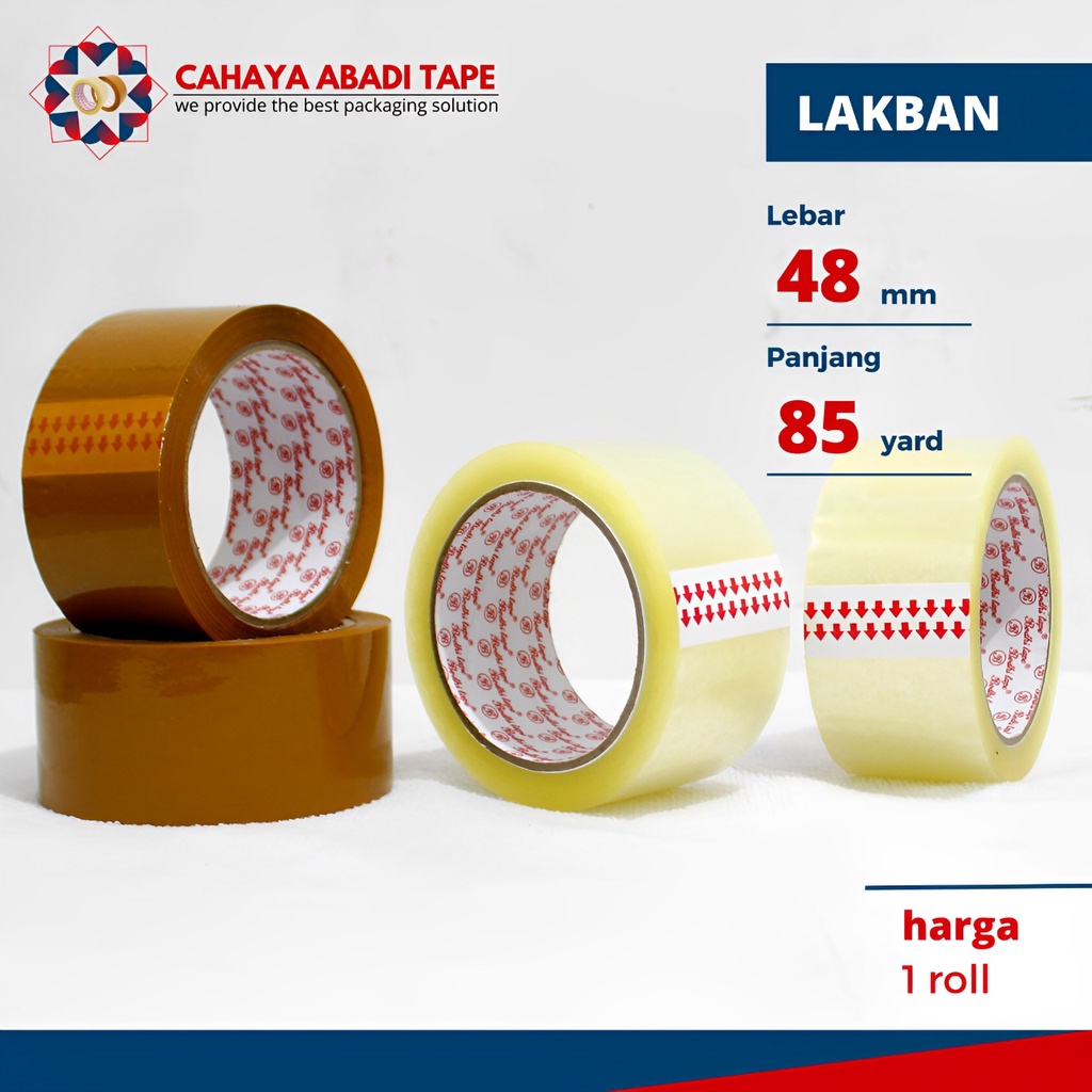 

LAKBAN BENING COKLAT BODHI 48MM X 90YARD BC # PER ROLL #