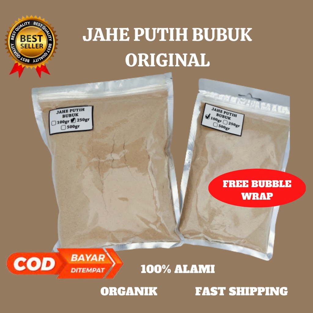 

BUBUK JAHE PUTIH GRADE A - JAHE PUTIH ASLI