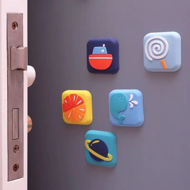 Bantalan Pintu Karakter / Silicone Silent Crash Pad Bantalan Pelindung Pintu Ganjalan Pengaman benturan Dinding Safety Door Silikon