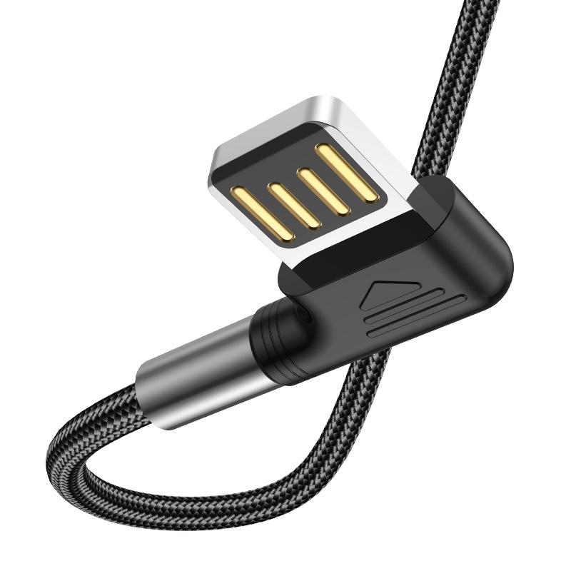 Kabel charge Cepat 3A elbow Type-c Kabel Pengisian Cepat Data Usb Charger