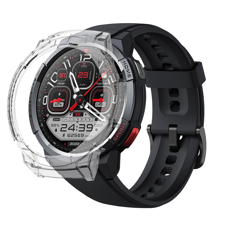 Btsg Hard Screen Protector-Case Cocok Untuk Mibro GS Cover Anti Gores Pelindung Hard Cover Bumper-Shell Shock