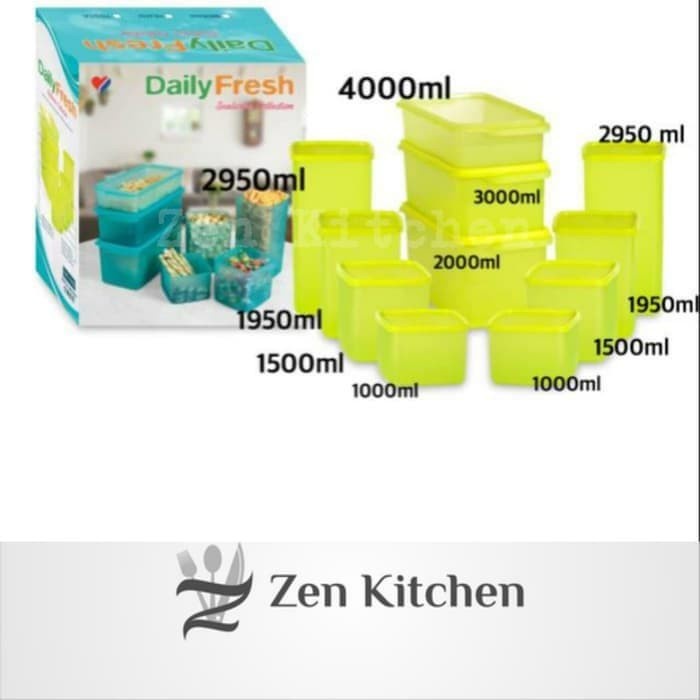 [COD] Promo Toples 1 set Daily fresh model tupperware [COD]