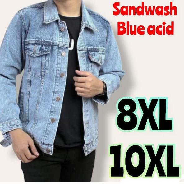 PALING DIMINATI JAKET JEANS PRIA JUMBO/JAKET JEANS PRIA