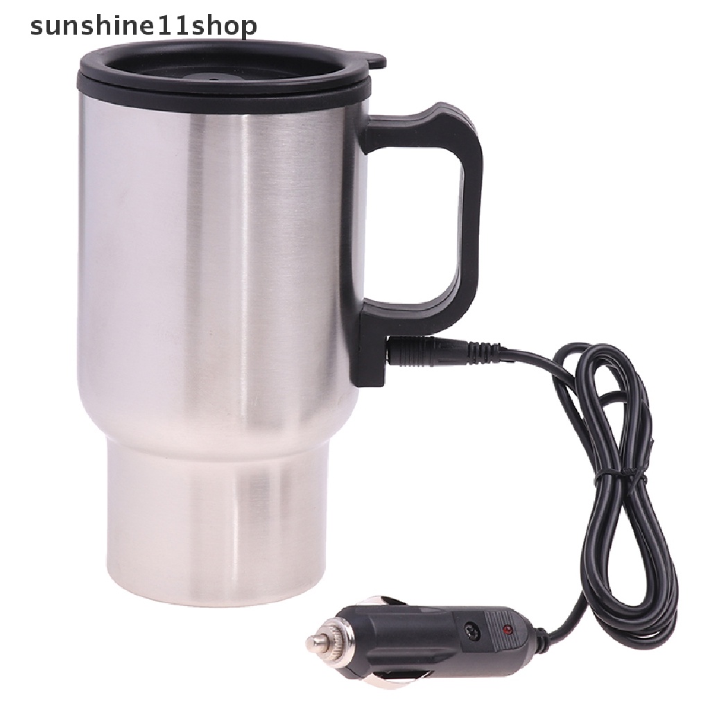 Sho 12V 450ml Stainless Steel Vehicle Heag Cup Ketel Mobil Heag Elektrik N