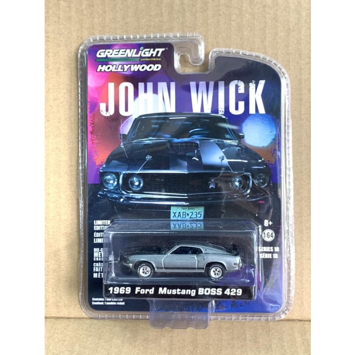 Greenlight Hollywood John Wick 1969 Ford Mustang Boss 429