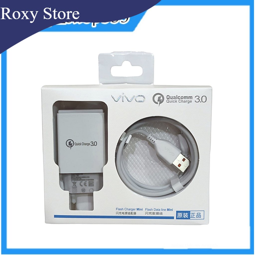 CHARGER VIVO 2A ORIGINAL FAST CHARGING 3.0 QUALCOMM MICRO USB / TYPE C