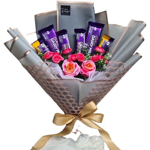 

❤️ H-Day ❤️ Buket Coklat Buket Dairy Milk Cadbury Coklat Ungu