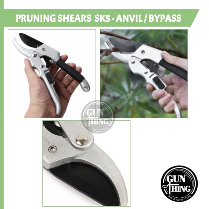 Gunting Pruning SK5 - ANVIL / BYPASS - Gunting Dahan Tanaman