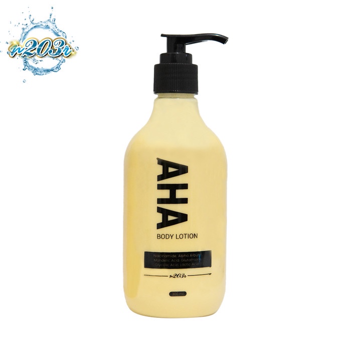 N203R AHA Body Lotion Handbody Pencerah Kulit - 60 ml atau 300ml