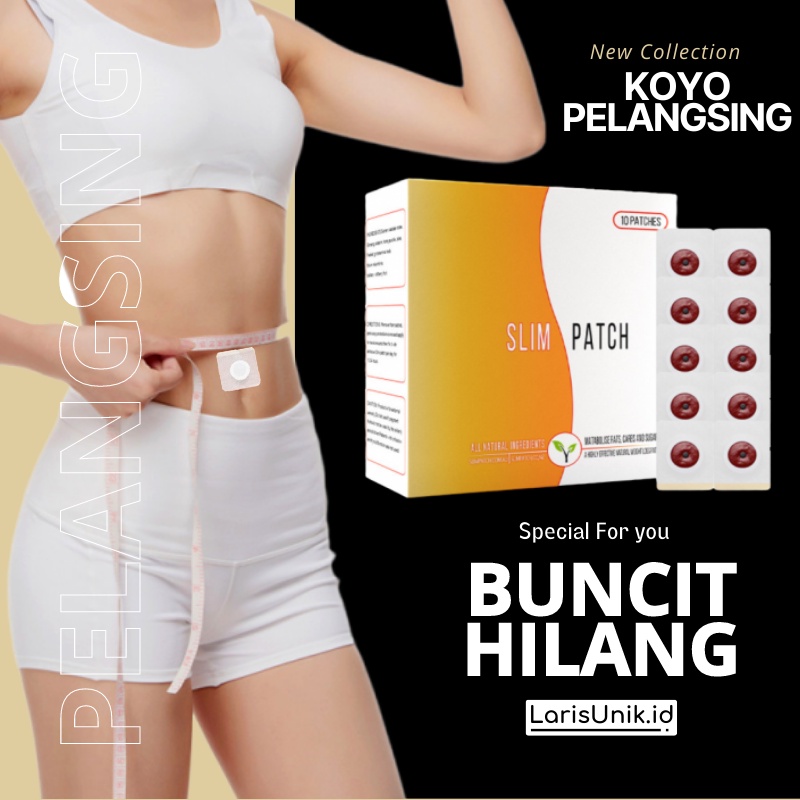 Slim Patch Koyo Pelangsing Pembakar Lemak Tubuh Pengecil Perut Buncit Pria Wanita Paling Ampuh Plester Koyok Diet Detox Herbal Body Slimming Slim Slimmer Penurun Berat Badan Dengan Bahan Alami Original Terbaru