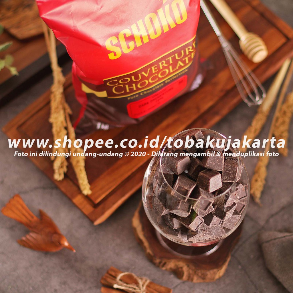 

✨NEW✨ -Schoko Dark Couverture Chocolate CUBE 72% 1kg Cokelat Baking Coklat- 1.1.23