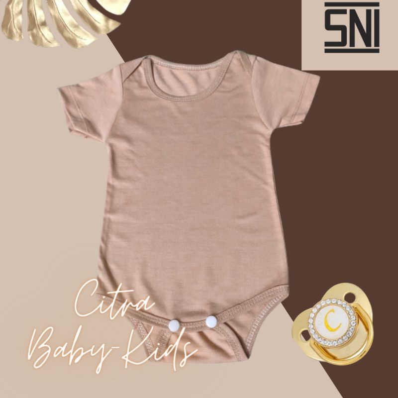 SNI Jumper Bayi Polos 0-6 bulan Bodysuit Baby JUMPER KATUN TC