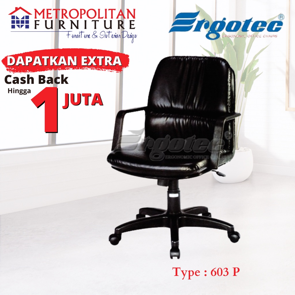 Kursi Kantor Ergotec Bangku Kerja Office Chair 603 P