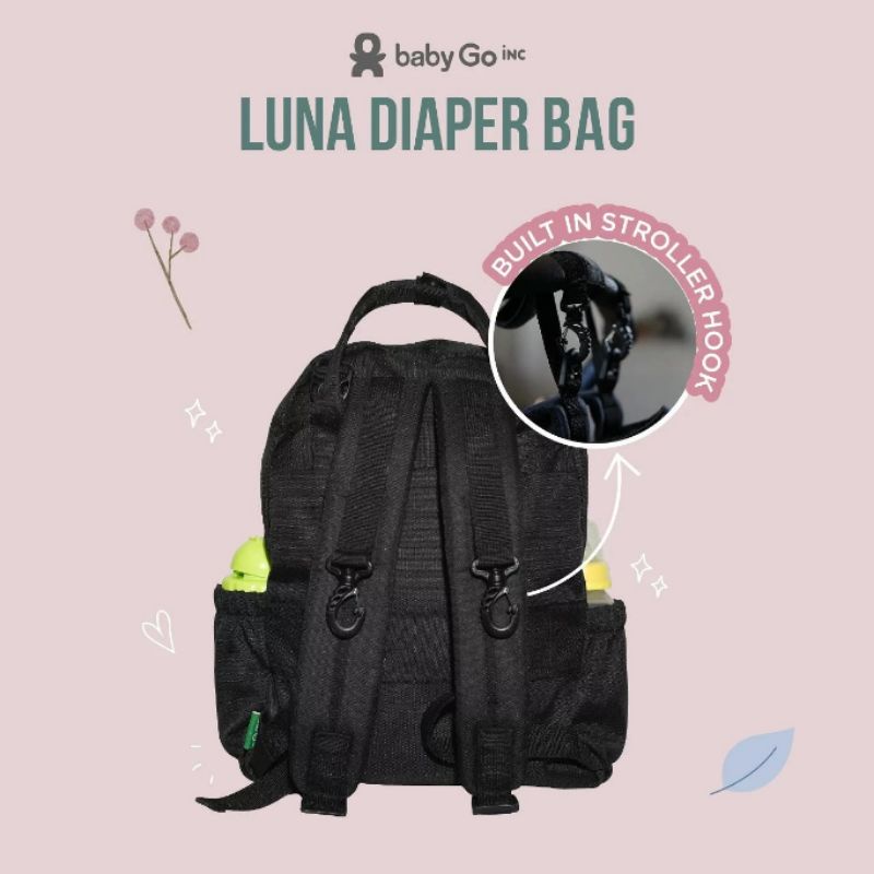 BabyGo Luna Diaper Bag / Tas Popok Bayi Backpack