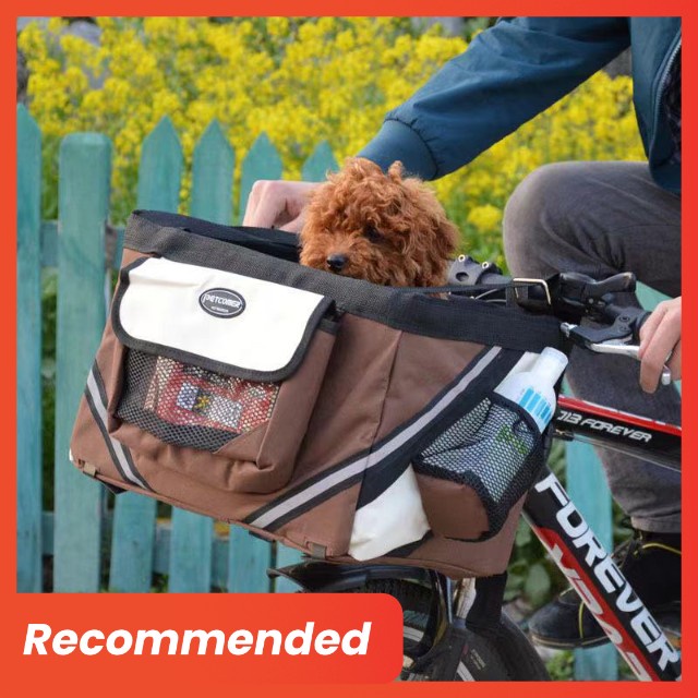 3 IN 1 TAS SEPEDA BUAT ANABUL /ANJING / KUCING / PET BIKE BASKET BAG