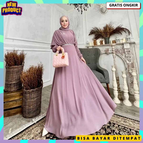 Pakaian Wanita Muslim Ibu Ibu Bsju Perempuan Muslimah Baju Gamis Kekinian Gamus Terbaru 2023 Gmis Re