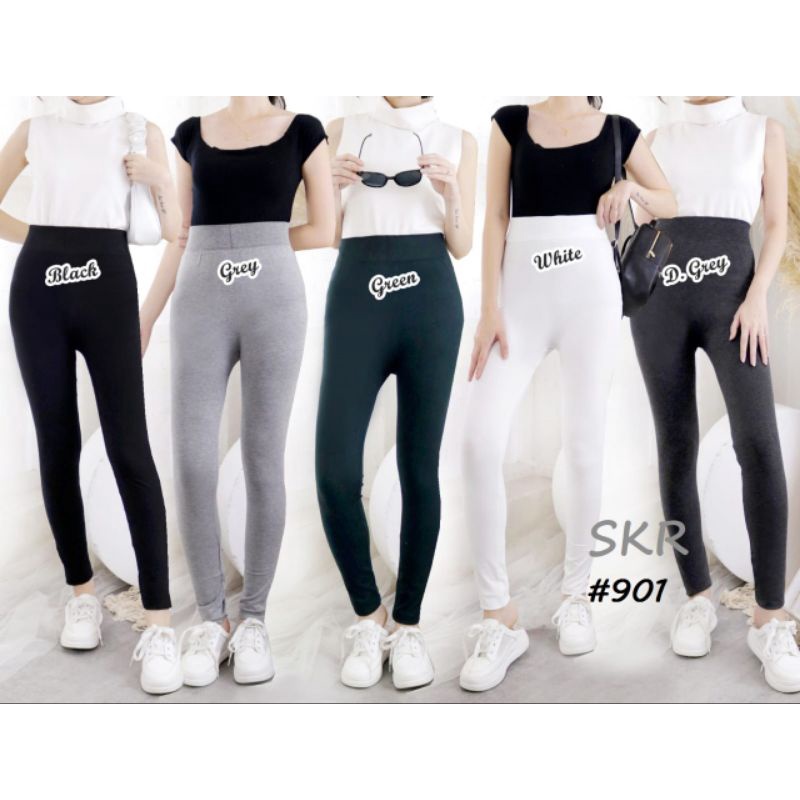 LEGGING POLOS HITAM / LEGGING IMPORT MURAH