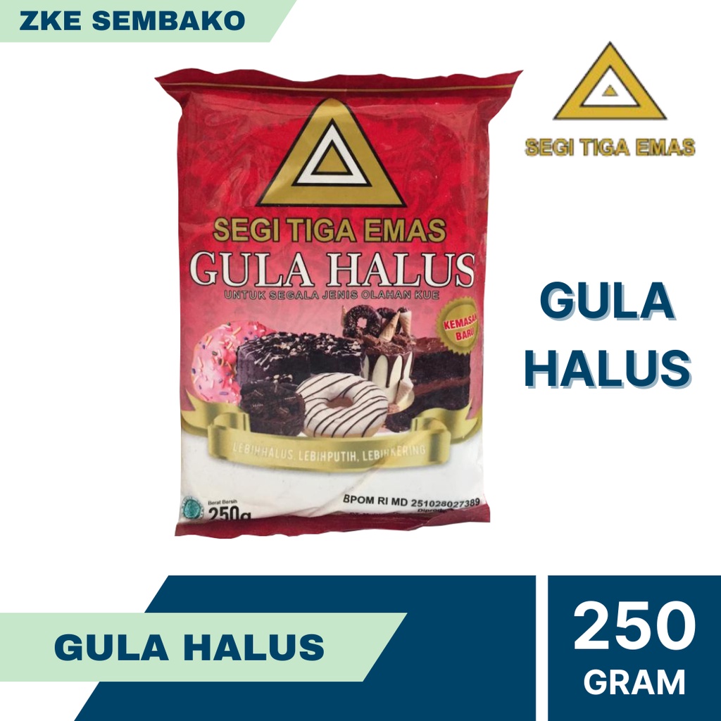 

Gula Halus Segitiga Emas 250 Gram