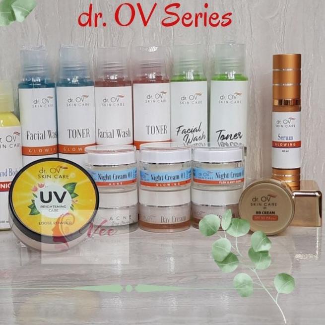 ❄ Cream Whitening dr Ov Skin Care , Glowing, flek, Acne ( harga satuan), Ready 100%, Ready ✷