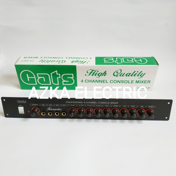 Kit Mixer 4 Channel Plus Digital Echo Dan Tone Control
